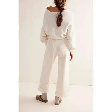 Baggy Barrel Jeans Y2k Mid Rise Wide Leg Cropped Boyfriend Jeans for Women 2024 Vintage Loose Horseshoe Jeans Pants White