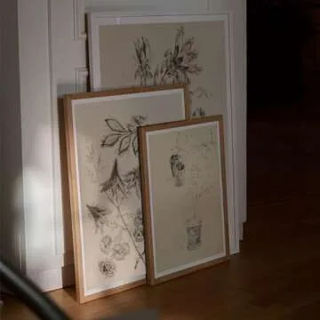 Vintage Floral Wall Art Set of 6 - Timeless Home Decor