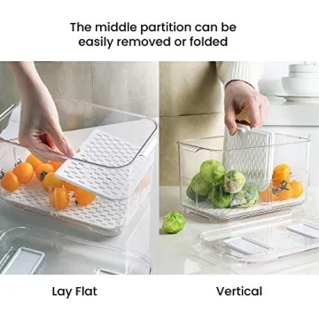 Vacane Eco-Friendly Produce Keeper Storage Containers