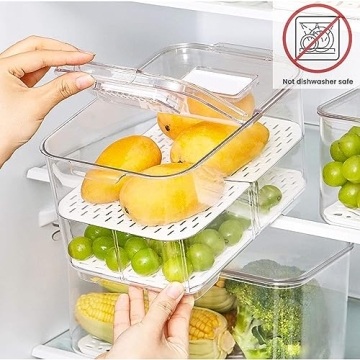 Vacane Eco-Friendly Produce Keeper Storage Containers