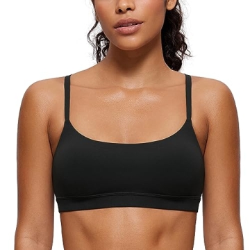 Soft and Adjustable CRZ YOGA Sports Bra for Yoga