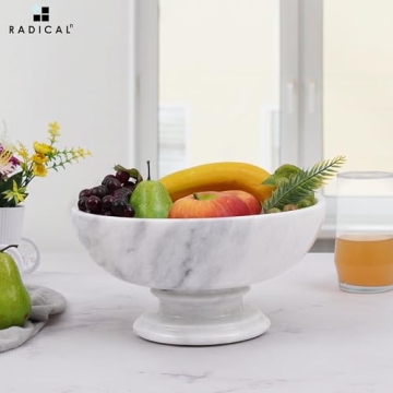 Radicaln Marble Fruit Bowl 10" Stylish Kitchen Decor