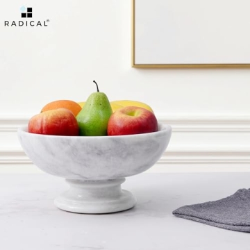 Radicaln Marble Fruit Bowl 10" Stylish Kitchen Decor