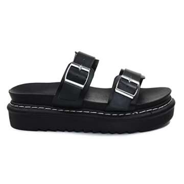 CLOUDAIR Womens Platform Sandal - Cooper Open Toe Slides Sandals for All Your Fashion Needs - Summer Casual Slip-on Platform Sandals for Indoor & Outdoor - Cushioned Thick Sole