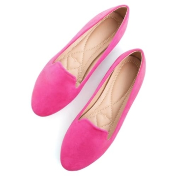 SAILING LU Women Round Toe Flats Comfortable Ballet Flat Shoes for Women Dressy Slip-ons Loafers Ros...