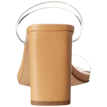 The Drop Avery Square Toe High Heeled Sandal for Women