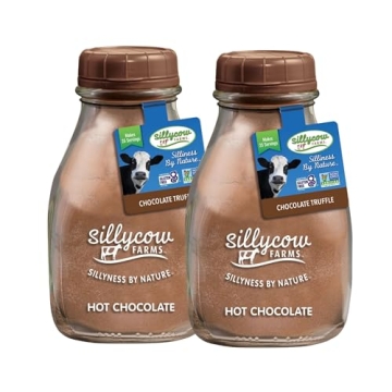 Sillycow Farms Hot Chocolate Mix Truffle Flavor - Pure Indulgence Awaits!