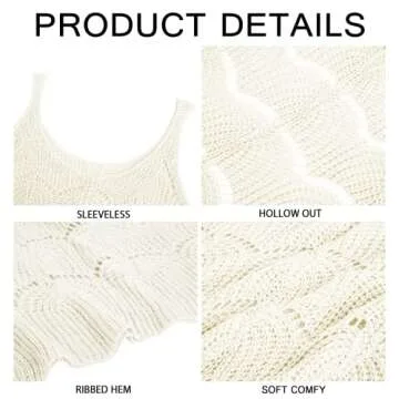 Womens Sexy Crochet Cover Up Swimwear Mesh Dress See Through Fishnet Beach Swimsuit Top White