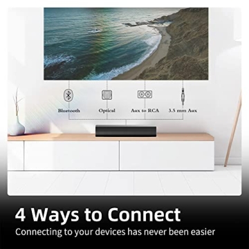 Bluedee 16-Inch Sound Bar with Powerful Bluetooth Audio