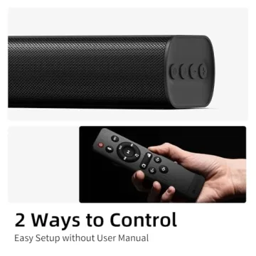 Bluedee 16-Inch Sound Bar with Powerful Bluetooth Audio