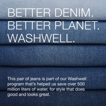 Gap Mens Straight Fit Jeans in True Black - Sustainable & Versatile