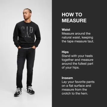 Gap Mens Straight Fit Jeans in True Black - Sustainable & Versatile