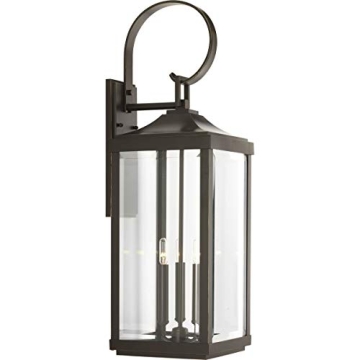 Gibbes Street Collection 3-Light Clear Beveled Glass Outdoor Lantern