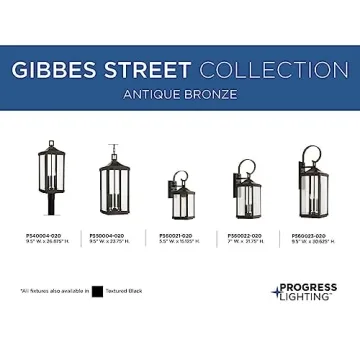 Gibbes Street Collection Outdoor Antique Bronze Lantern