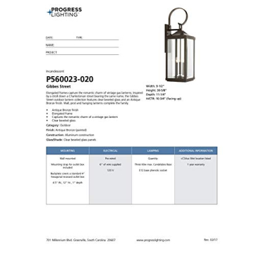 Gibbes Street Collection Outdoor Antique Bronze Lantern