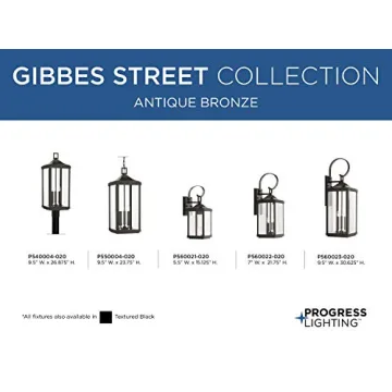 Gibbes Street Collection Outdoor Antique Bronze Lantern