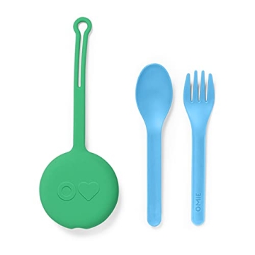Omie OmieBox Kids Utensils Set - Reusable Fork and Spoon