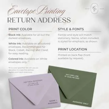 Curio Press Modern Personalized Stationery Set - Custom Cards