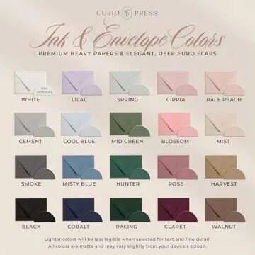 Curio Press Modern Personalized Stationery Set - Custom Cards