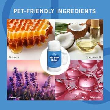 Dog Paw Balm Dog Paw Cream and Lotion - Moisturizes, Heals & Soothes Irritated Paws & Elbows, Protects from Cracks & Wounds