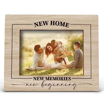 FONDCANYON New Home New Memories Housewarming Picture Photo Frame,New Homeowner Gifts,First New Home...