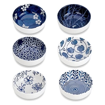 Stylish Ceramic Dipping Bowls Set for Sauces and Snacks