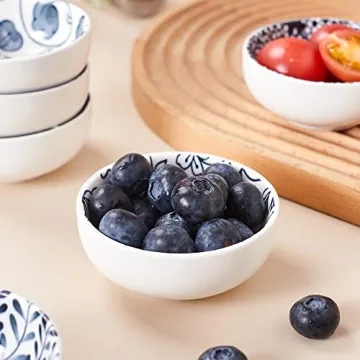 Stylish Ceramic Dipping Bowls Set for Sauces and Snacks