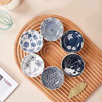 Stylish Ceramic Dipping Bowls Set for Sauces and Snacks