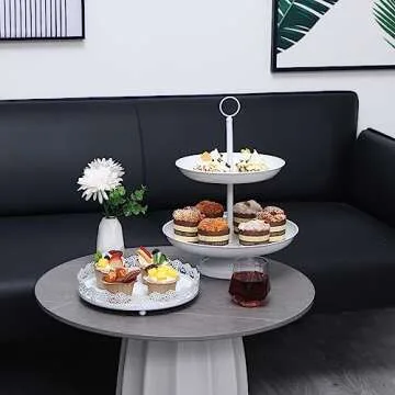 LIFESTIVAL 5 Pack Cake Stands Set for Elegant Displays