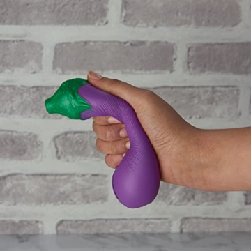 Aubergine Egg Plant Stress Ball for Fun Stress Relief