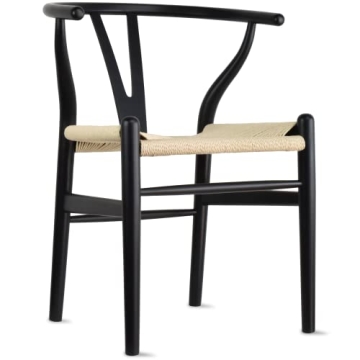 Stylish 2xhome Wishbone Armchairs Set of 2 for Home or Office