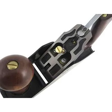 Taytools 469607 Jack Smoothing Bench Hand Plane #5, 14-1/4 Inch Sole, Ductile Cast Body, Lapped Sides and Bottom, Blade RHC 55-60, Sapele Handle and Tote