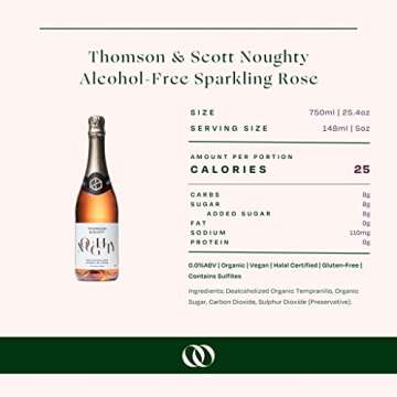 Thomson & Scott Non-Alcoholic Wine Celebration Bundle: Sparkling Chardonnay & Rosé