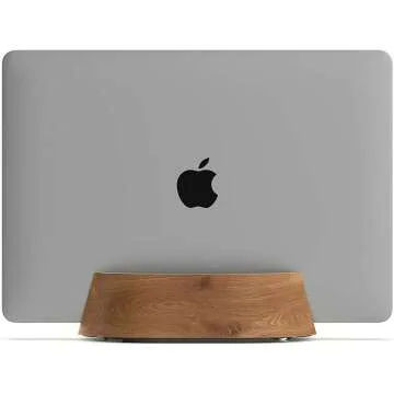 Adjustable Vertical Laptop Stand for MacBook & More