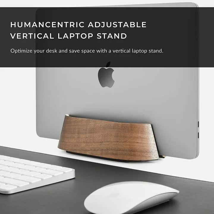 Adjustable Vertical Laptop Stand for MacBook & More