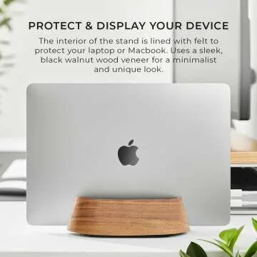 Adjustable Vertical Laptop Stand for MacBook & More