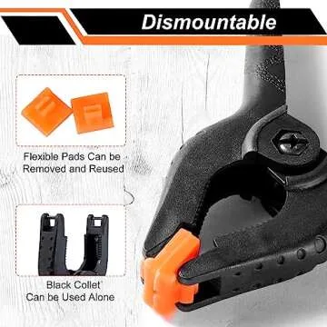 Rondauno Spring Clamps - 12 Pack Heavy Duty Clips