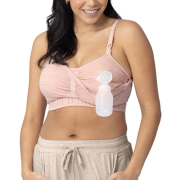 Kindred Bravely Sublime Pumping Bra Hands Free | Nursing and Pumping Bra in One | Wearable Breast Pu...