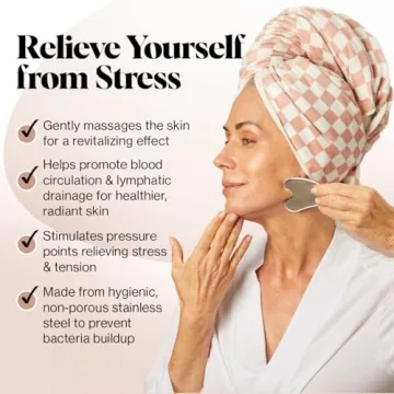 Kitsch Stainless Steel Gua Sha Facial Tool for Skincare