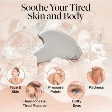 Kitsch Stainless Steel Gua Sha Facial Tool for Skincare
