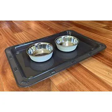 PetRageous Kona Non-Slip Stainless Steel Dog Bowl - 14oz