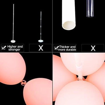 YANGMILY Adjustable Balloon Column Stand Kit for Events