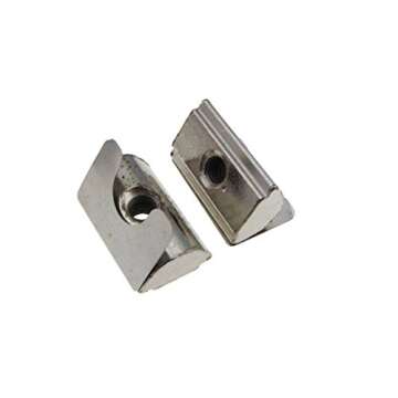 Roll In T-Nut Spring Leaf M4 for T-Slot Aluminum Extrusion - Pack of 10