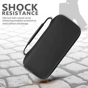 Carrying Case Plus TPU Case Cover and Screen Protector Compatible with Nintendo Switch Lite, 4 in 1 Accessories Kit, Portable Carrier Travel Bag Case Comes with 8 Game Card Slots for Switch Lite 2019