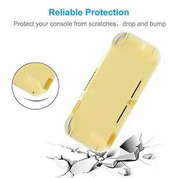 Carrying Case Plus TPU Case Cover and Screen Protector Compatible with Nintendo Switch Lite, 4 in 1 Accessories Kit, Portable Carrier Travel Bag Case Comes with 8 Game Card Slots for Switch Lite 2019