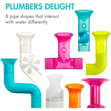 Boon BUNDLE Bath Toy Set for Kids 12 Months and Up