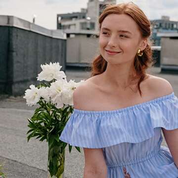 Chunky Gold Hoops Earrings for Women - Lightweight & Stylish