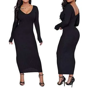 Stylish Cinyifaan Off Shoulder Bodycon Dress for All Occasions