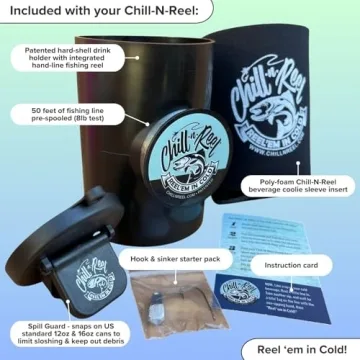 Chill-N-Reel Fishing Can Cooler | Unique Fishing Gift