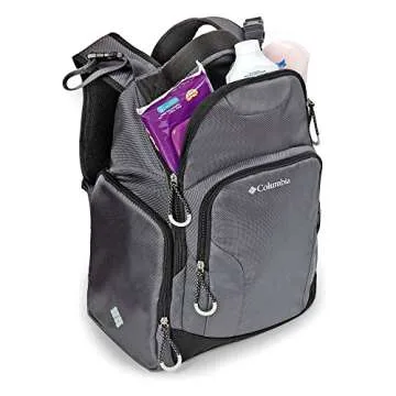 Columbia Summit Rush Diaper Backpack in Grey